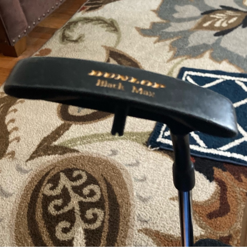Dunlop Model 410 Black Max Putter / LH / Steel  35.5" / Nice Original grip
